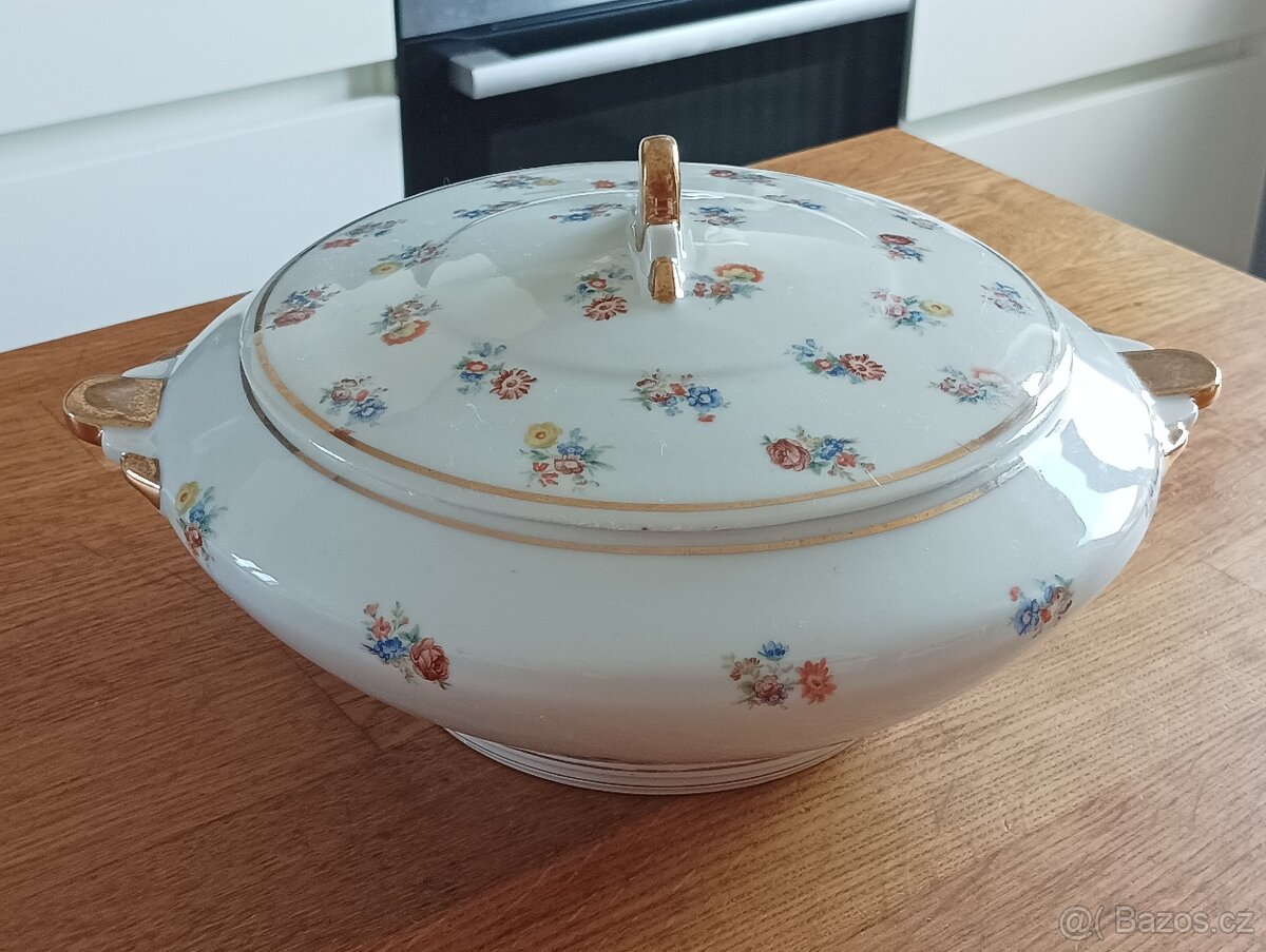 PORCELÁNOVÁ TERINA HÁZENKA LT LIMOGES FRANCIE - 17