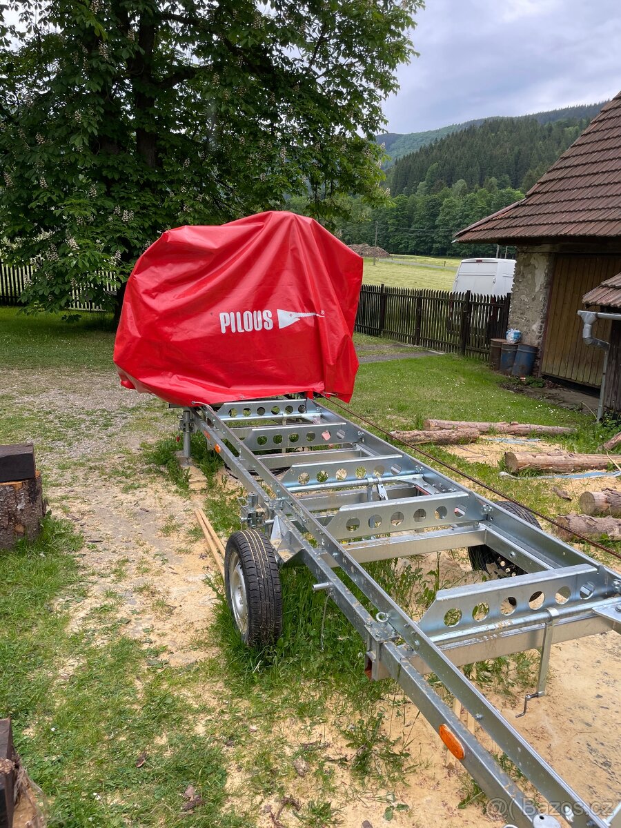 Kmenová pásová pila PILOUS CTR 750 EV - mobilní provedení - 17