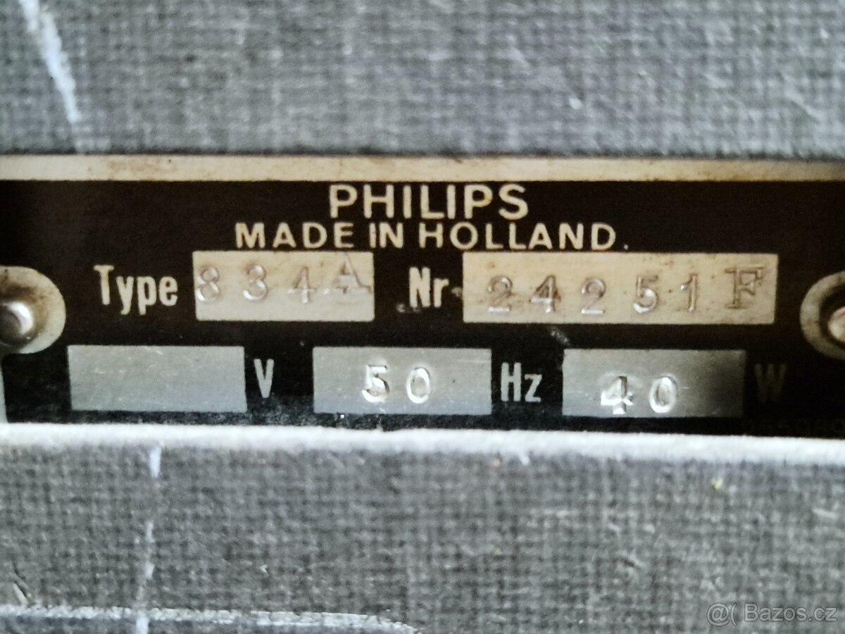 Staré rádio Philips 834A, 1933 - 17