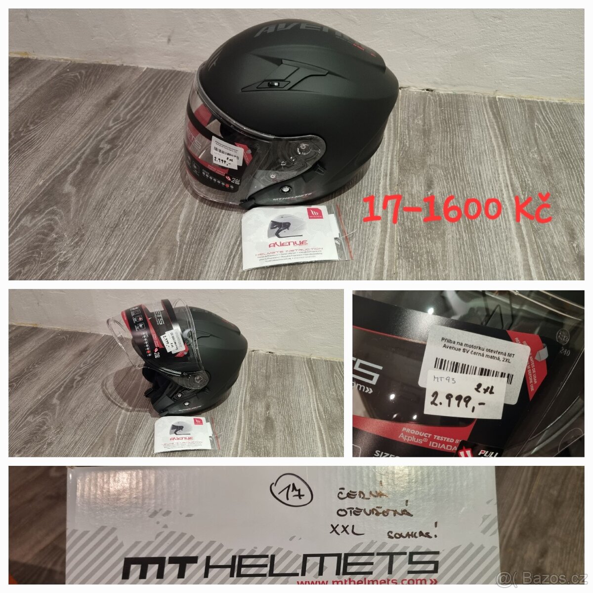 Helmy na motorku, motocross, enduro, otevřené, integral - 17