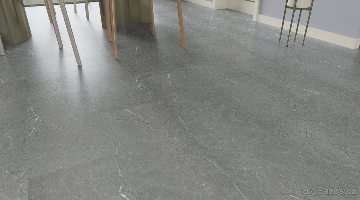 Nejodolnější vinylová SPC klik podlaha imitace betonu - 17