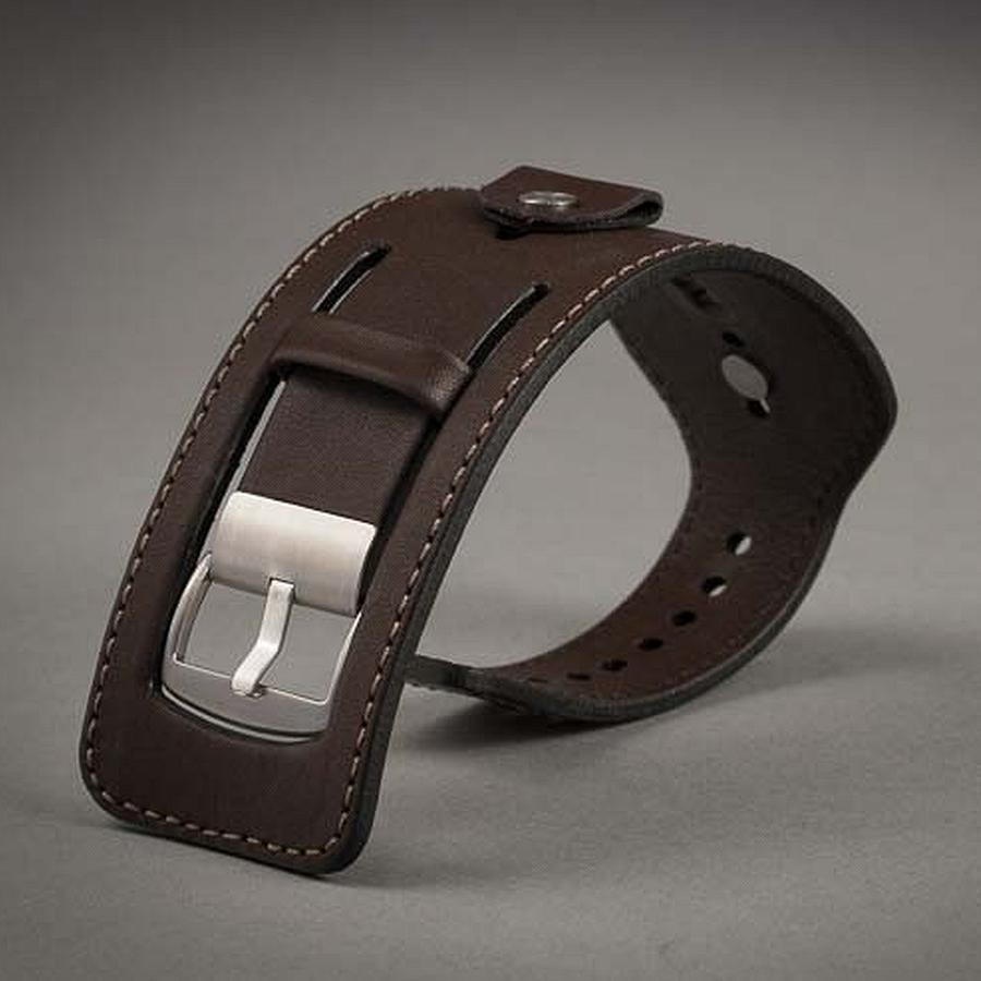 Kožený široký řemínek č.15 k hodinkám - 17