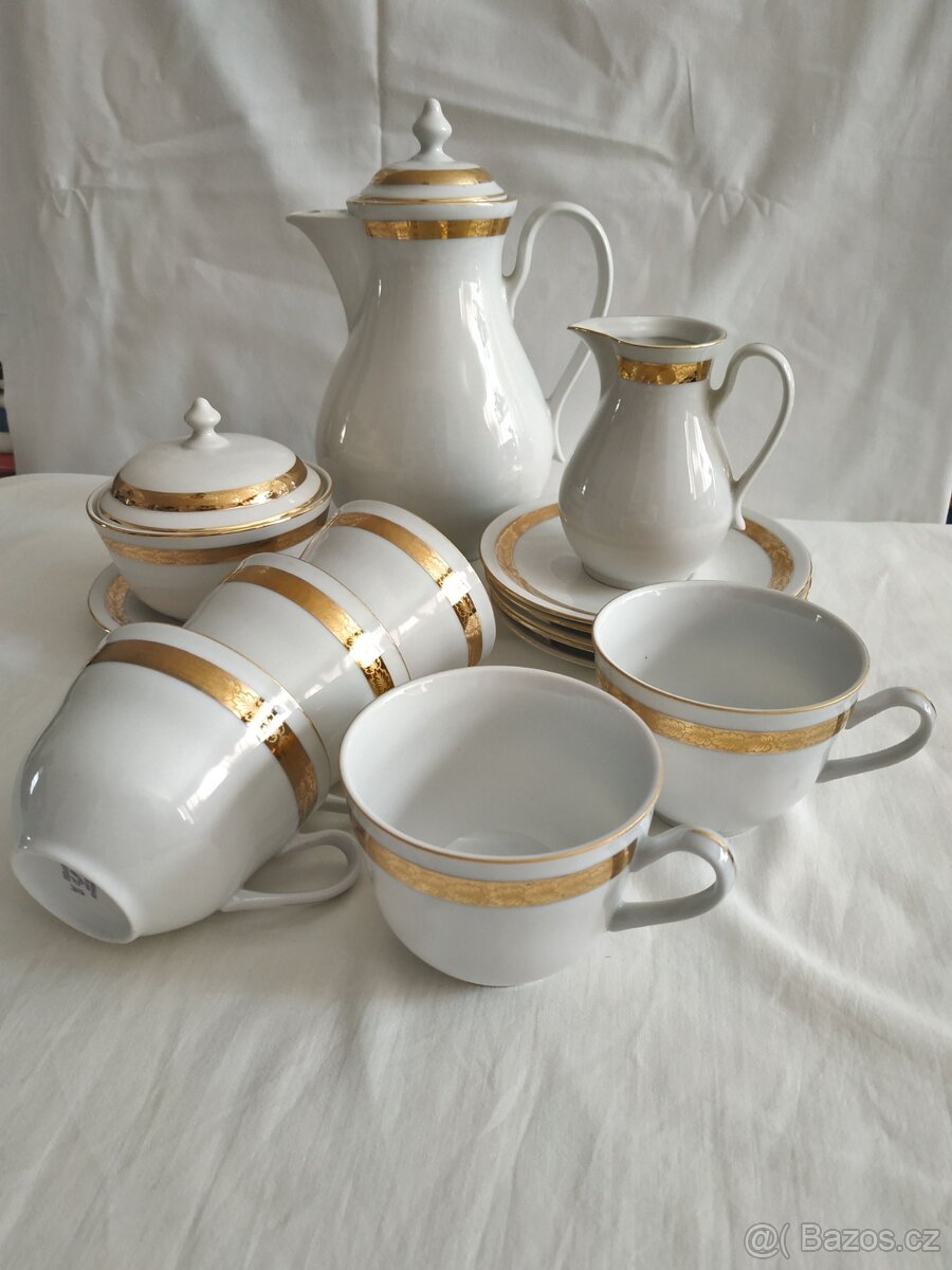 Luxusní čajová souprava z porcelánu,-PRODANO- - 17