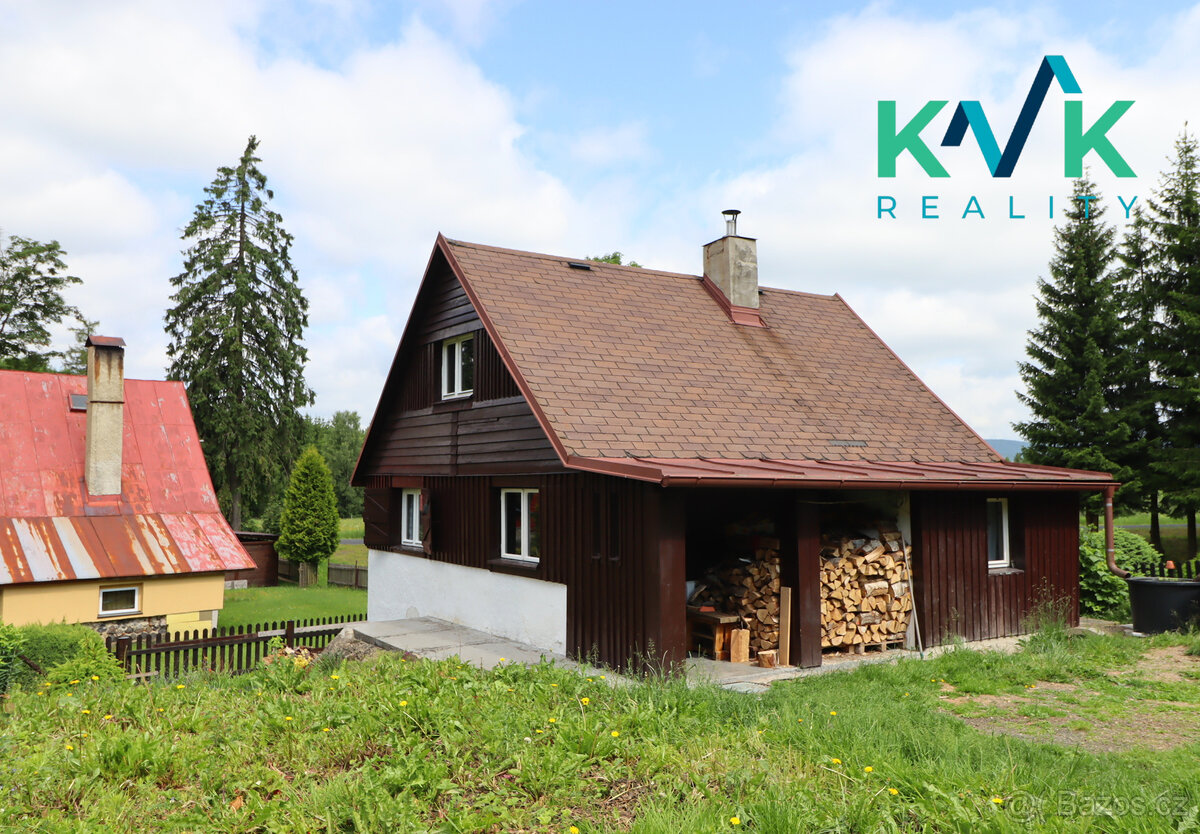 Prodej zděné chaty 3+1 se zahradou, pozemek 400 m², Jindřic - 17