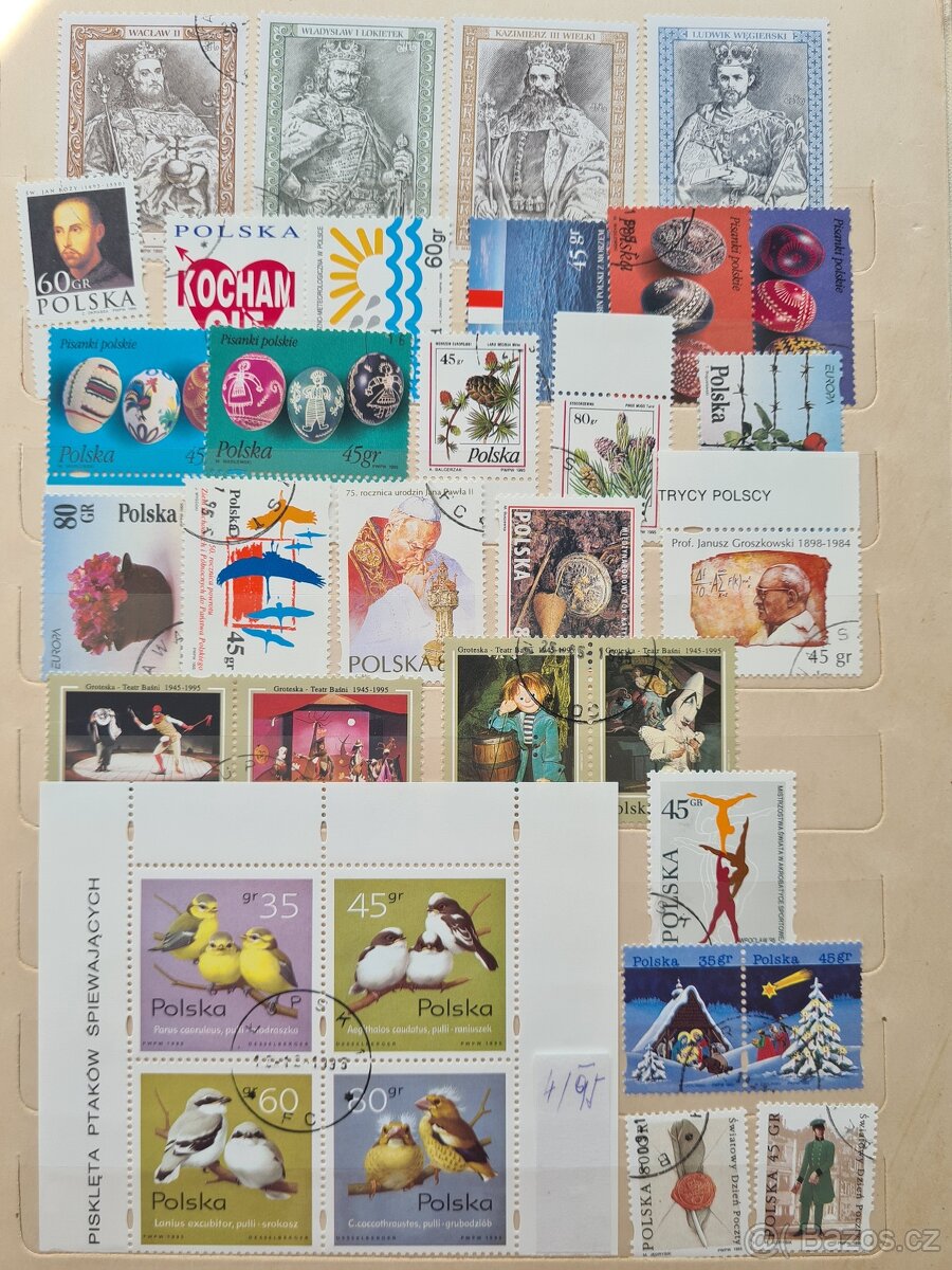 Velká sbírka známek Polska - 17