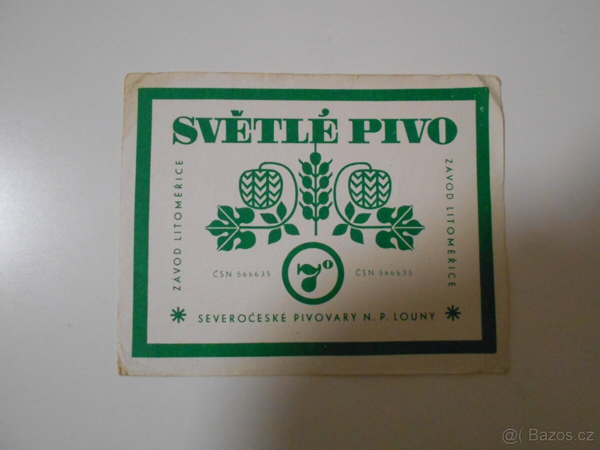 PIVNÍ ETIKETY RARITNÍ - 17