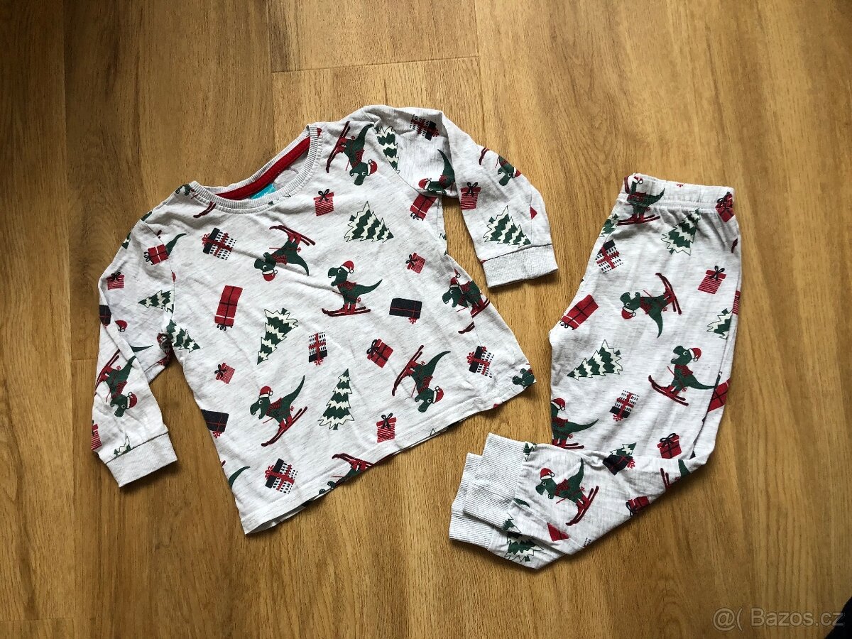 Vánoční body, tepláčky, leginky, overaly Lindex - 17