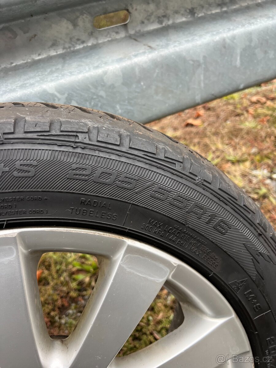 Alu kola VW 16" – originál 7Jx16 ET45, 5×112 - 17