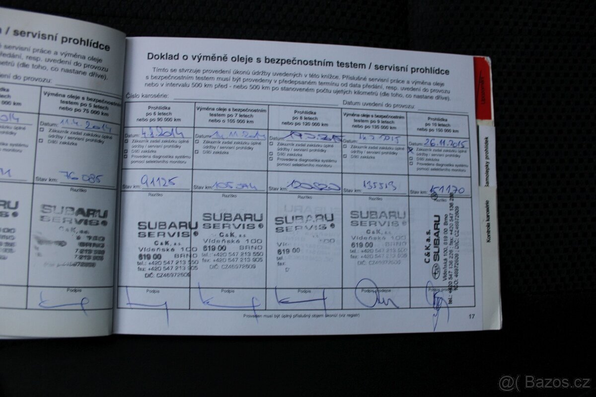 Subaru Forester, 2,0D 108KW, 4 x 4, ČR, DPH, r.v. 2012 - 17