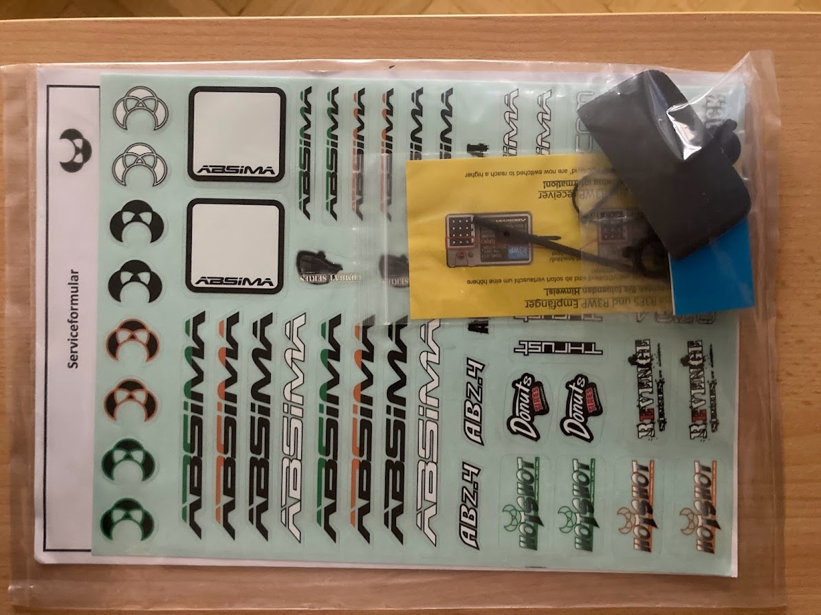 RC model auta ABSIMA AB/AT/AM 2,4, RTR - 17