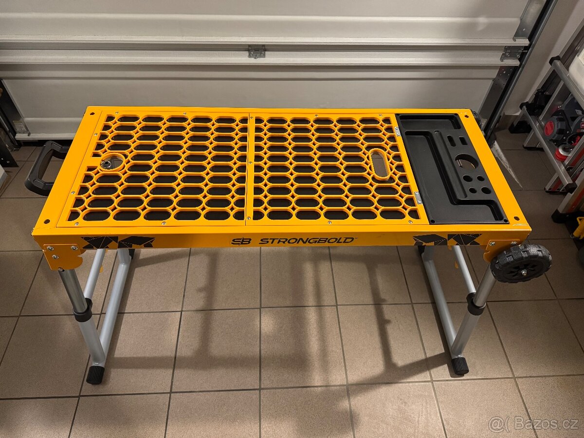 STRONGBOLD StrongBench B910 – multifunkční skládací stůl TOP - 17