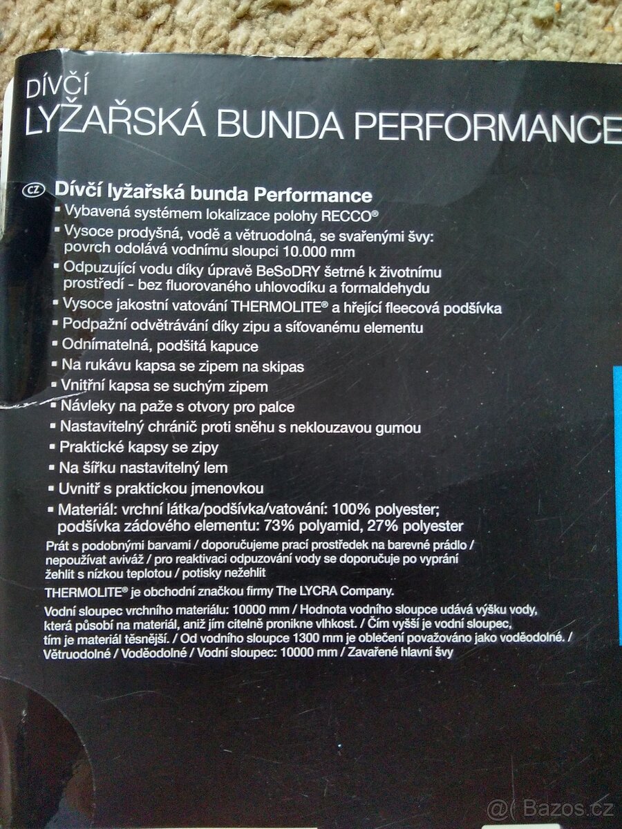 vel.146/152 Recco Crivit Pro dětská lyžařská bunda - 17