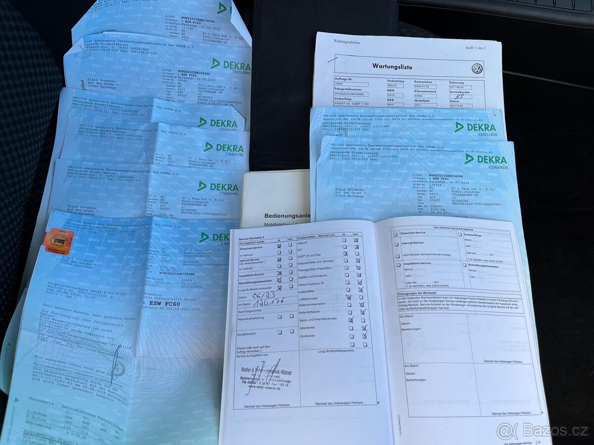 VW PASSAT 1.6 TDi SERVISNí KNIHA - 17