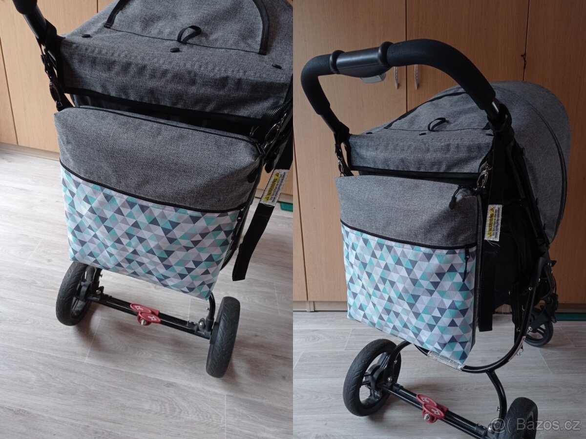 Taška na kočárek , šití na zakázku - 17