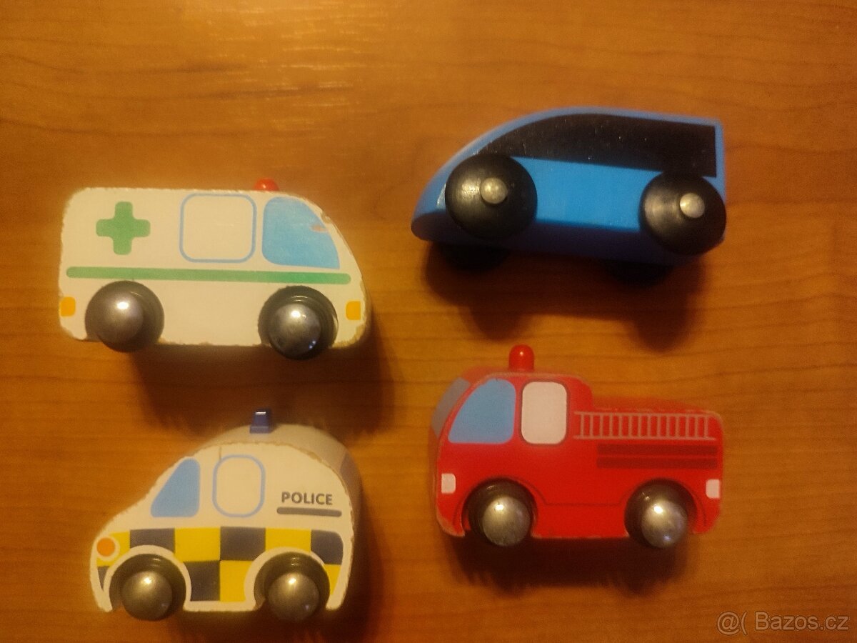 Dřevěné koleje, velká sada - 17