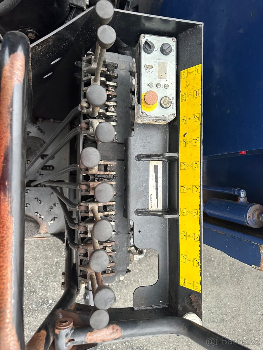 DAF CF 85.360 4x2,dvoustranný sklápěč s hydraulickou rukou - 17