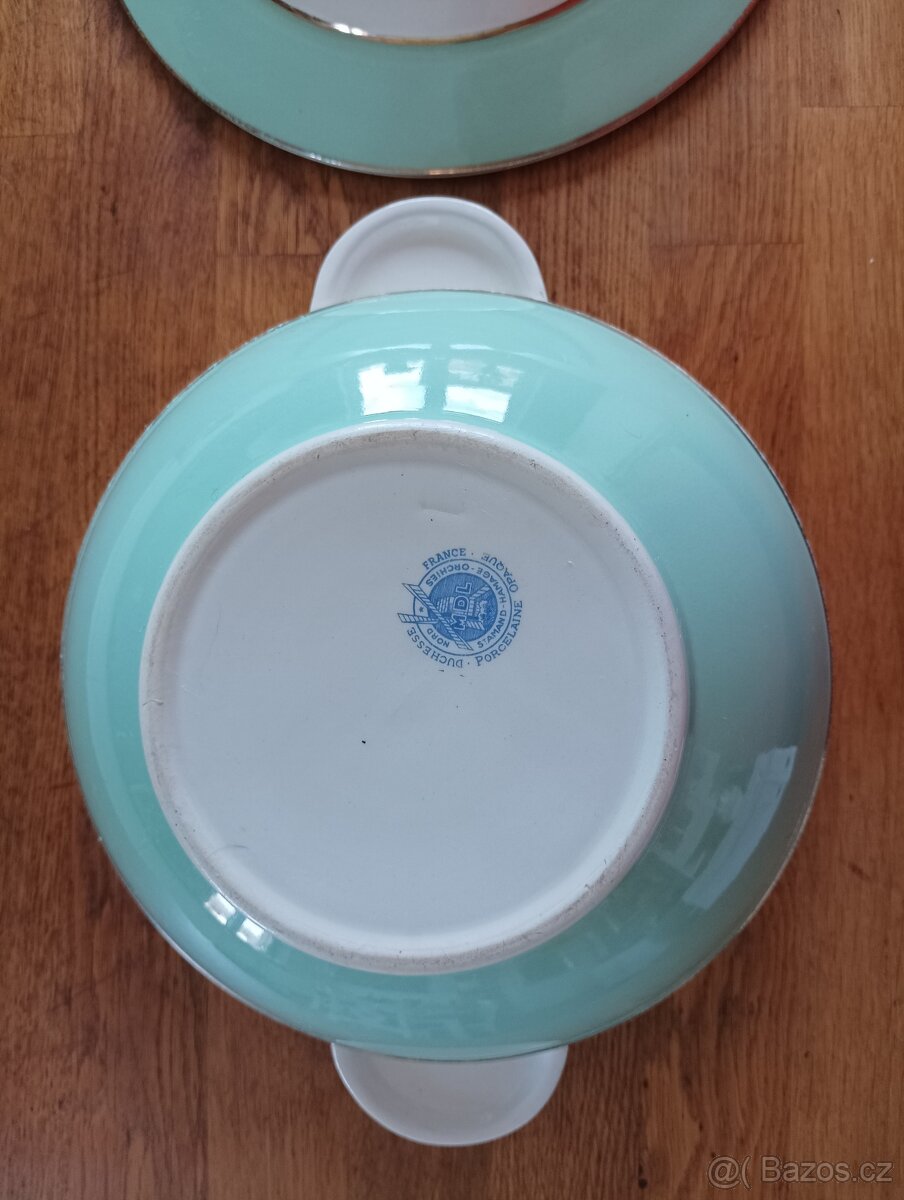 VELKÁ PORCELÁNOVÁ TERINA HÁZENKA FRANCIE - 17