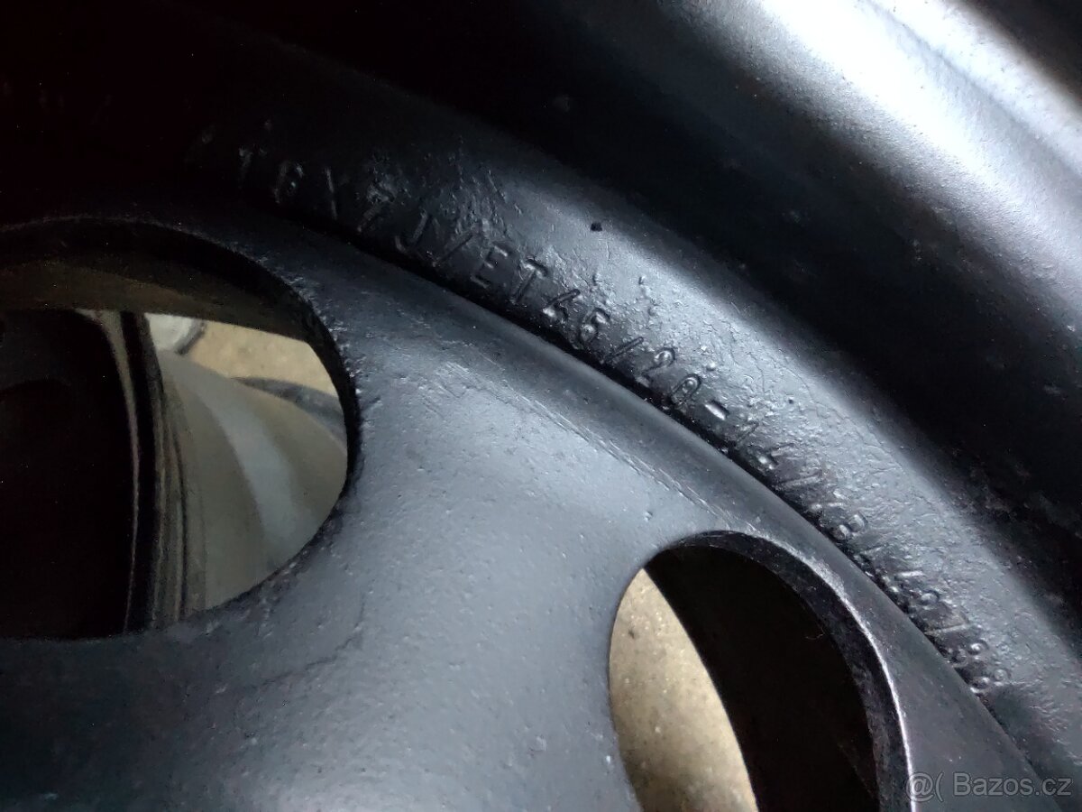 alu disk kolo rezerva 5x139 pneu 245/70r16+ plechové disky - 17