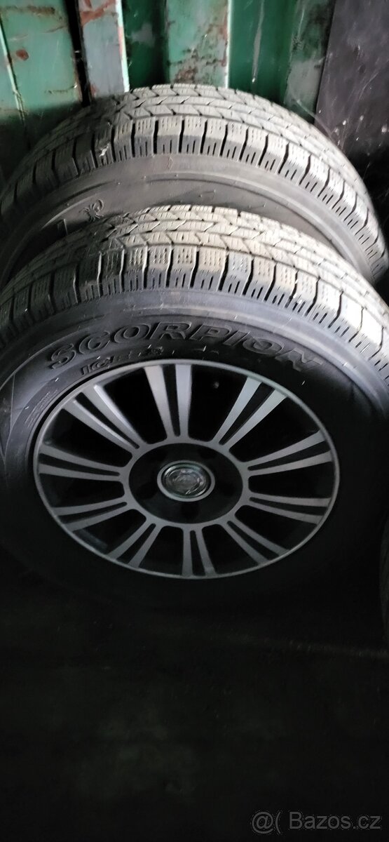 Prodám AL kola 235/50/18,7,5/17 4ks. - 17