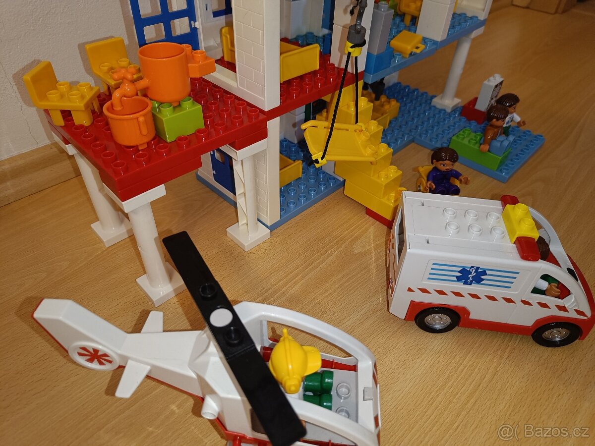 Stavebnice hasiči, policie, nemocnice - pasuje na Lego Duplo - 17