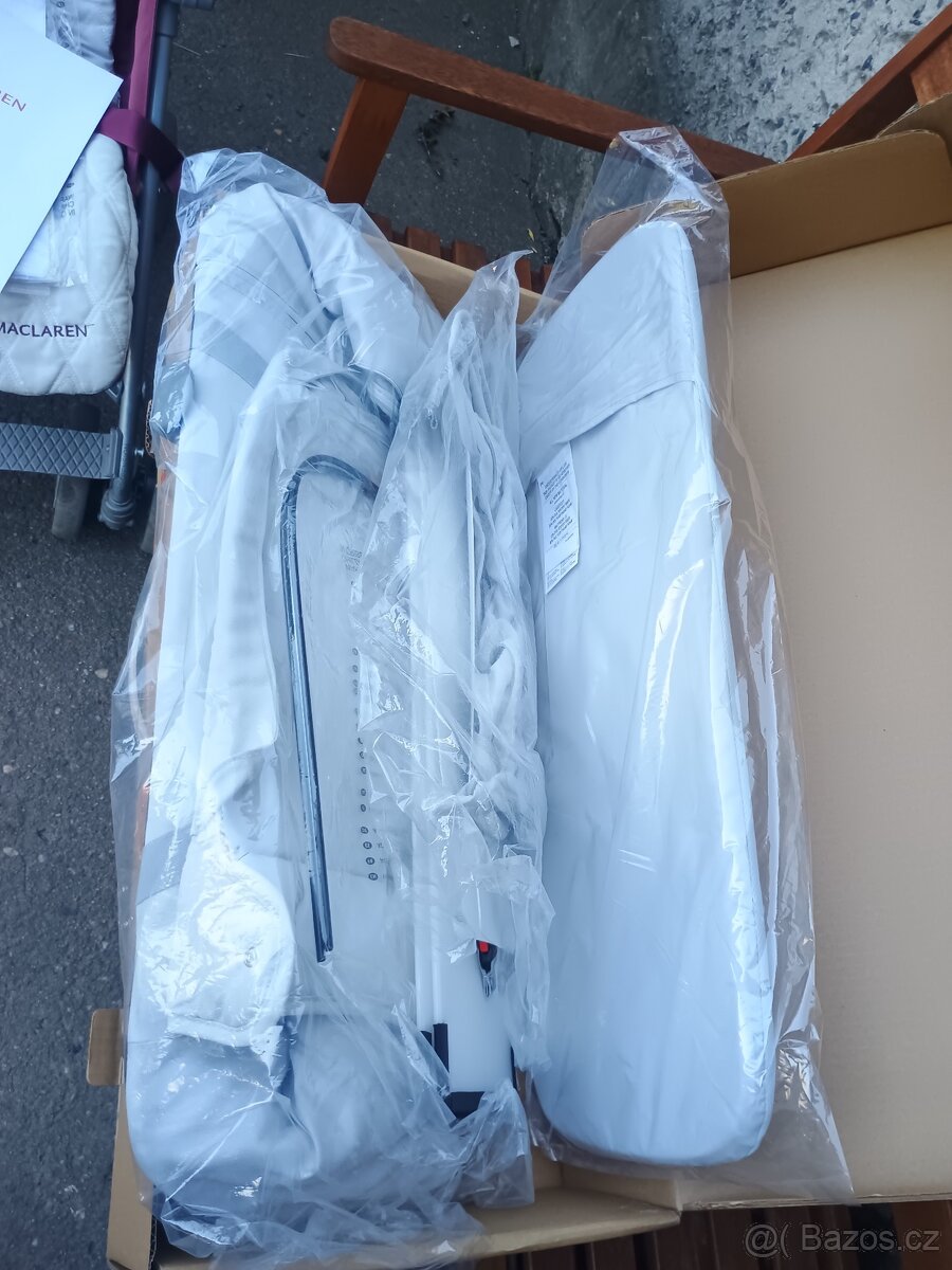 Golfový kočárek Maclaren XLR + miminkovník/korbička 0+ - 17