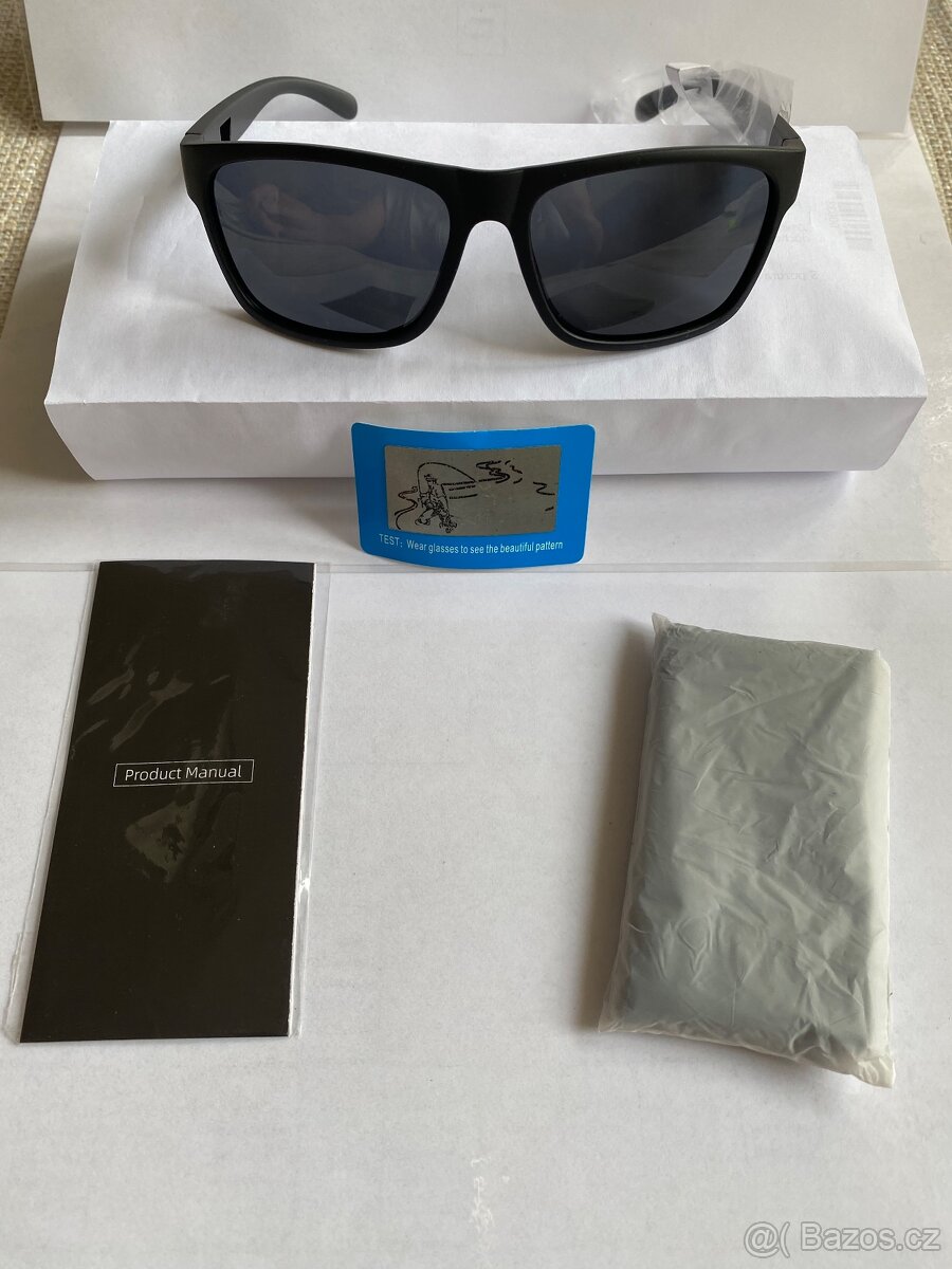 Jedinečné orig. sluneční brýle fialový odstín kov - 17