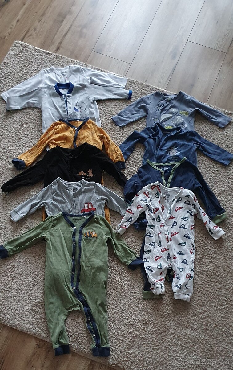 Dětské teplé oblečení- velikost 62-80 - 17