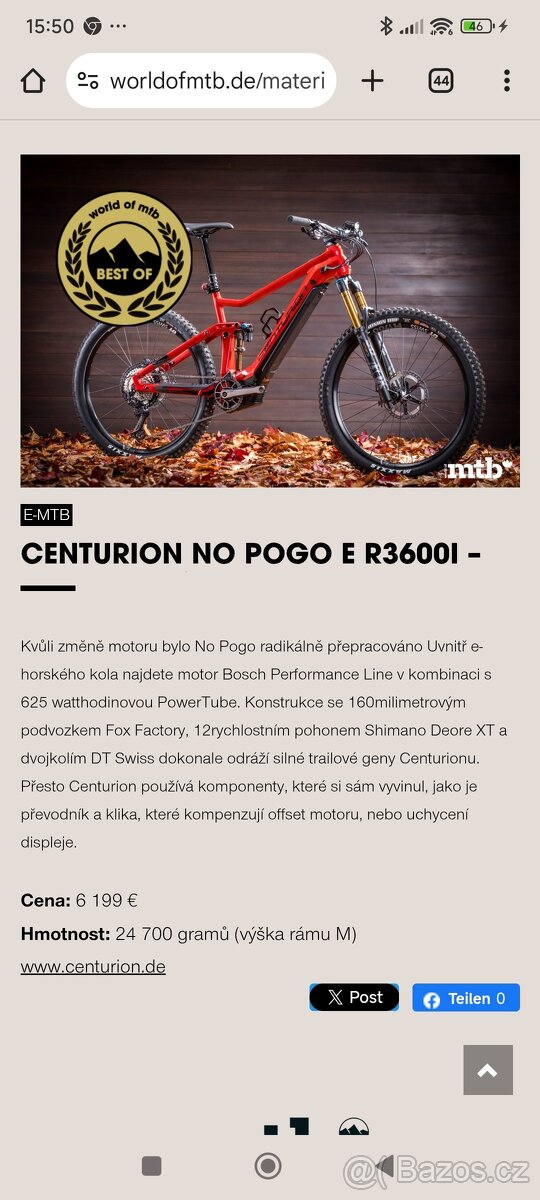 Elektrokolo Centurion špičkové elektrokolo - 17