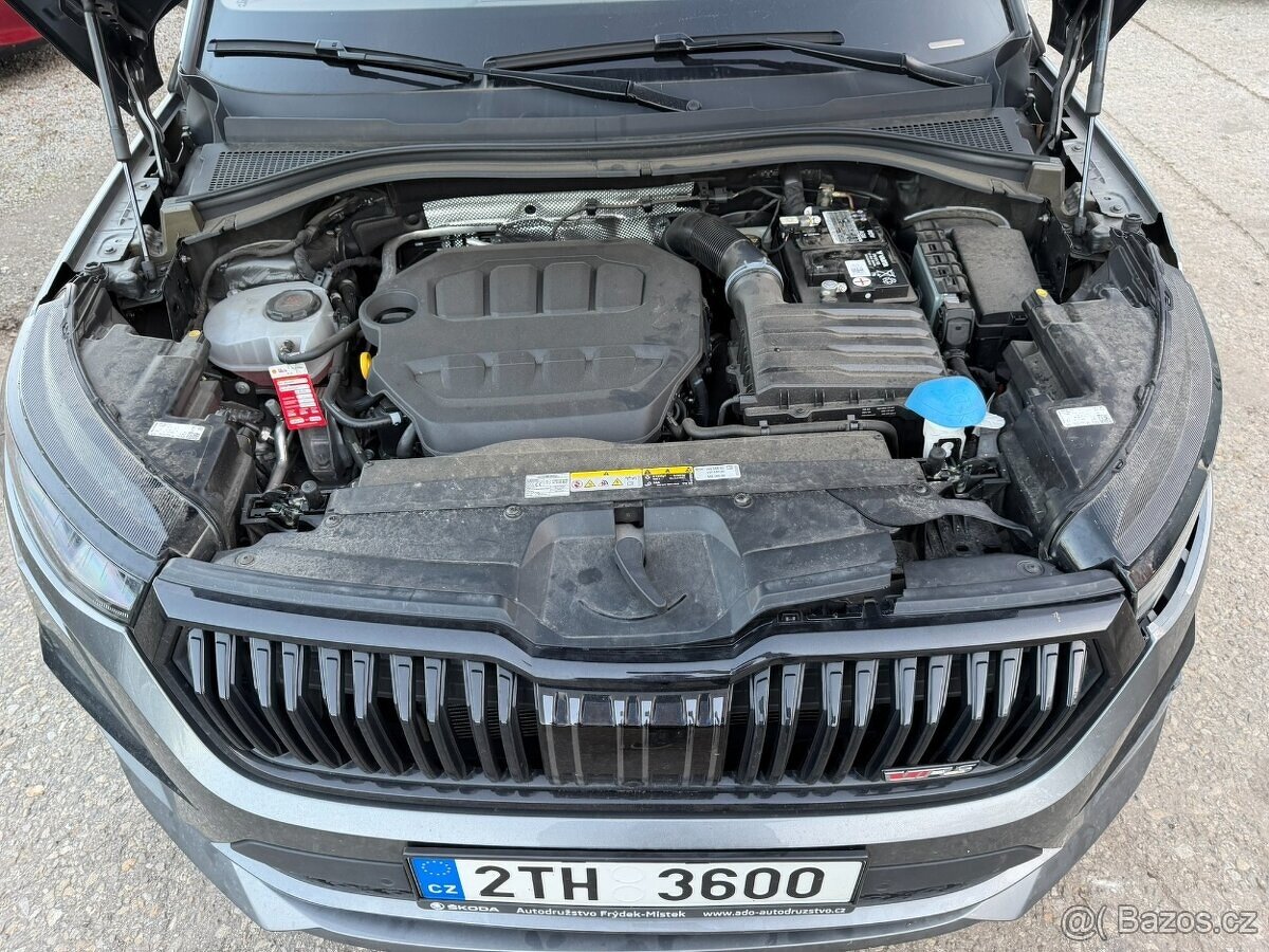 Škoda Kodiaq RS 2.0 TSI 180kw ČR 1.MAJ 28 000km WEBASTO - 17