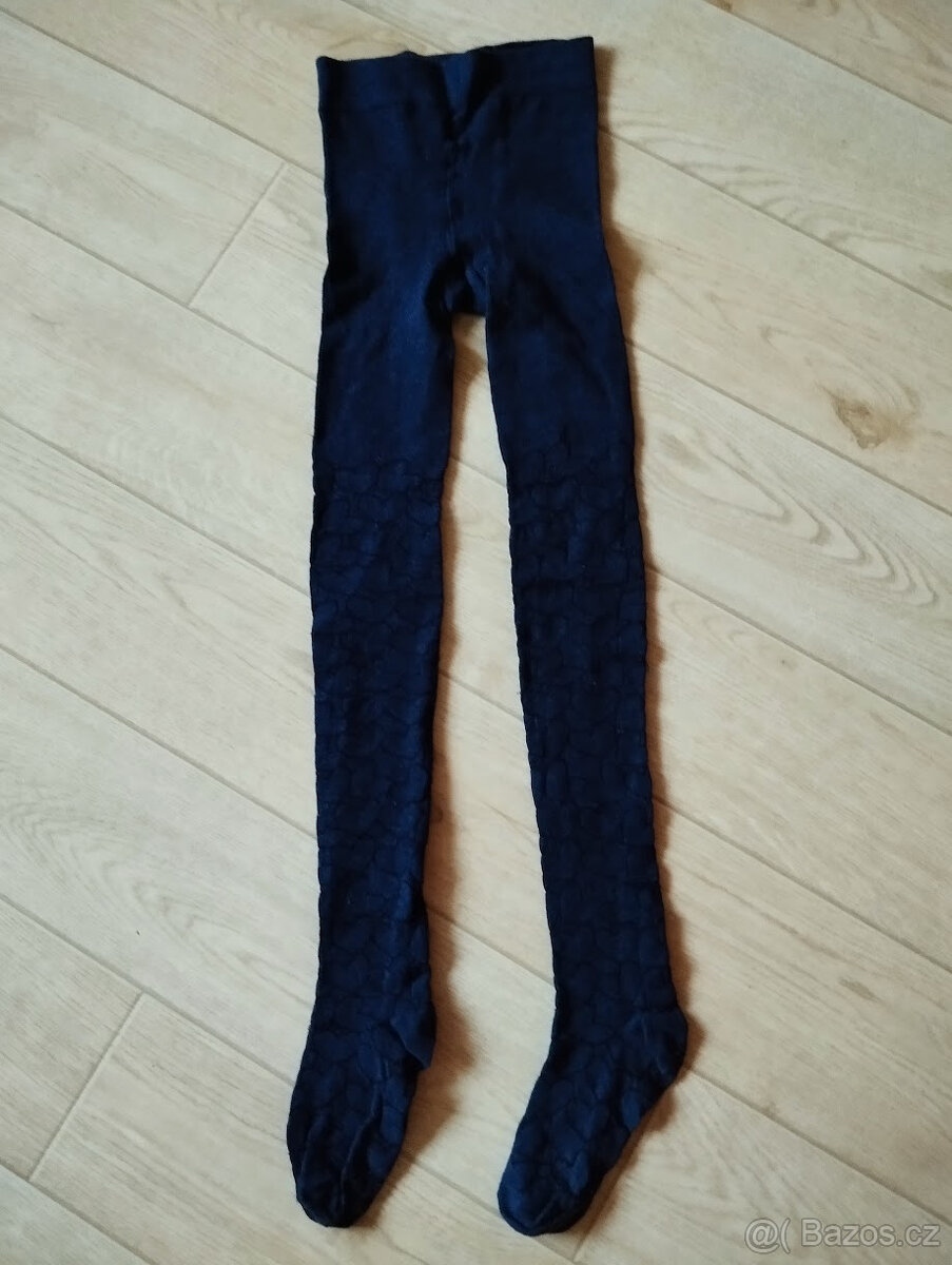 Punčocháče 140-158, ponožky v.43,legíny,koupací čepice,ťapky - 17