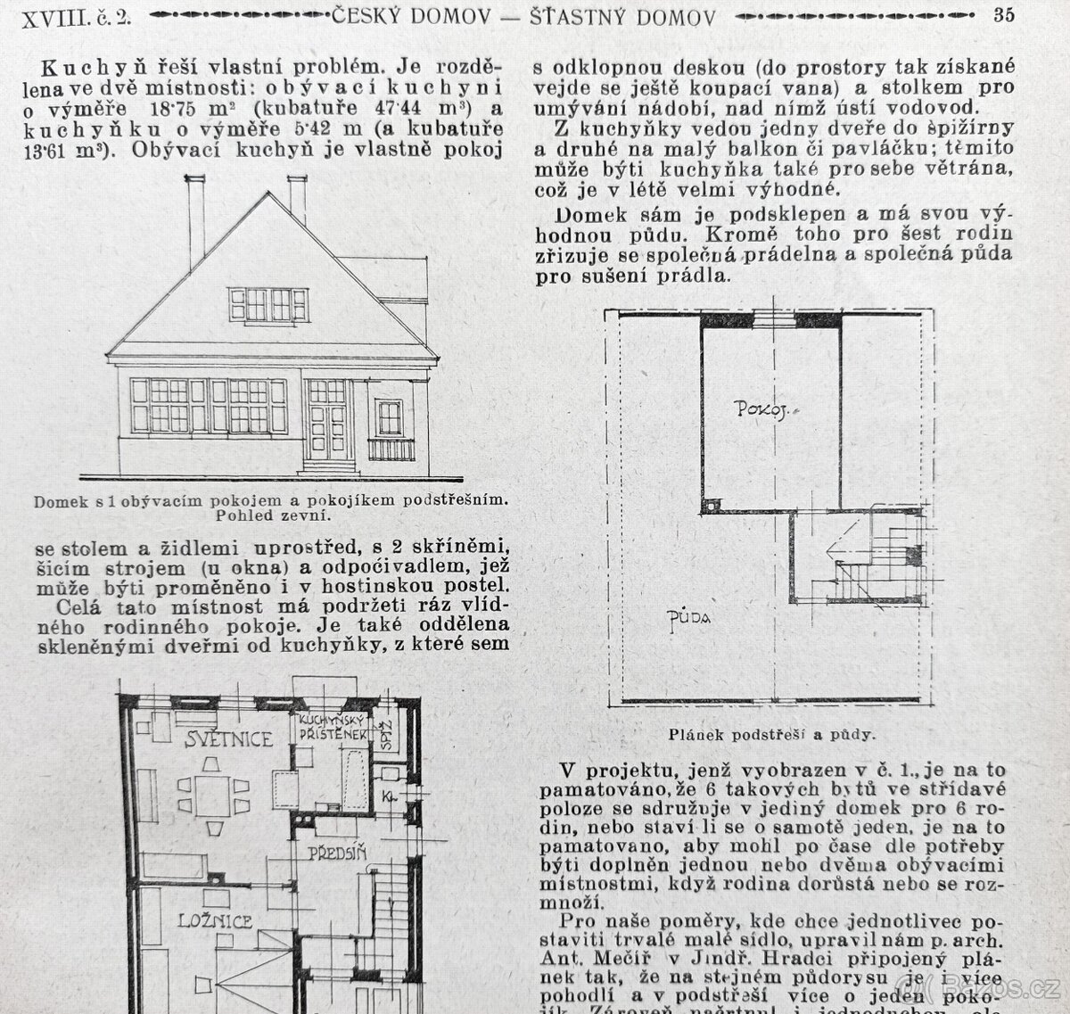 Časopisy Šťastný domov, dva svázané ročníky 1923 a 1924 - 17