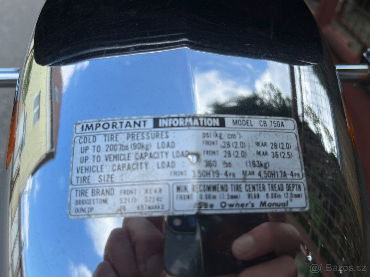 Honda CB750A Hondamatic, r.v. 1977 s TP - 17