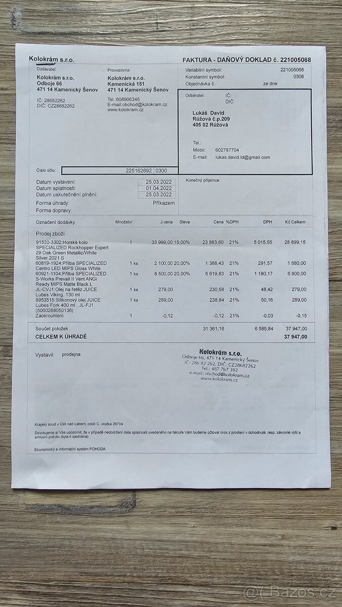 Specialized Rockhopper Expert 29" vel. S - 17