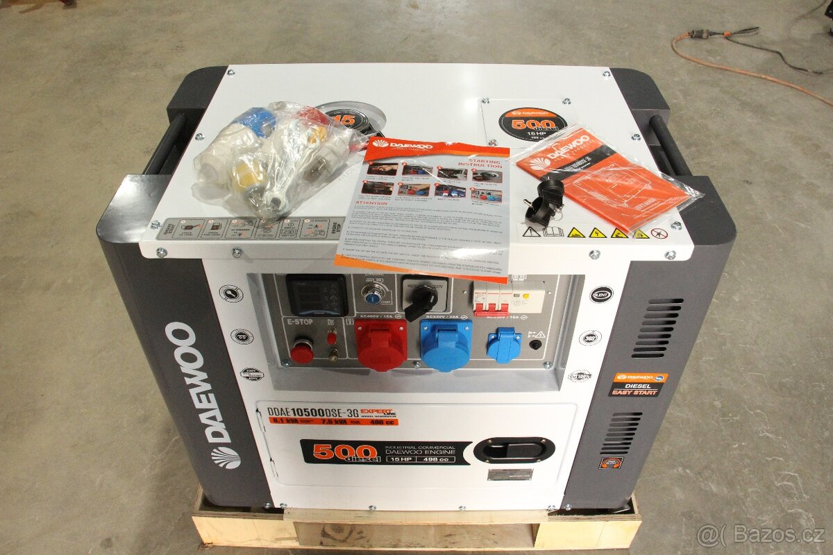 Elektrocentrála Daewoo DDAE10500DSE-3G 10,1KW - 17