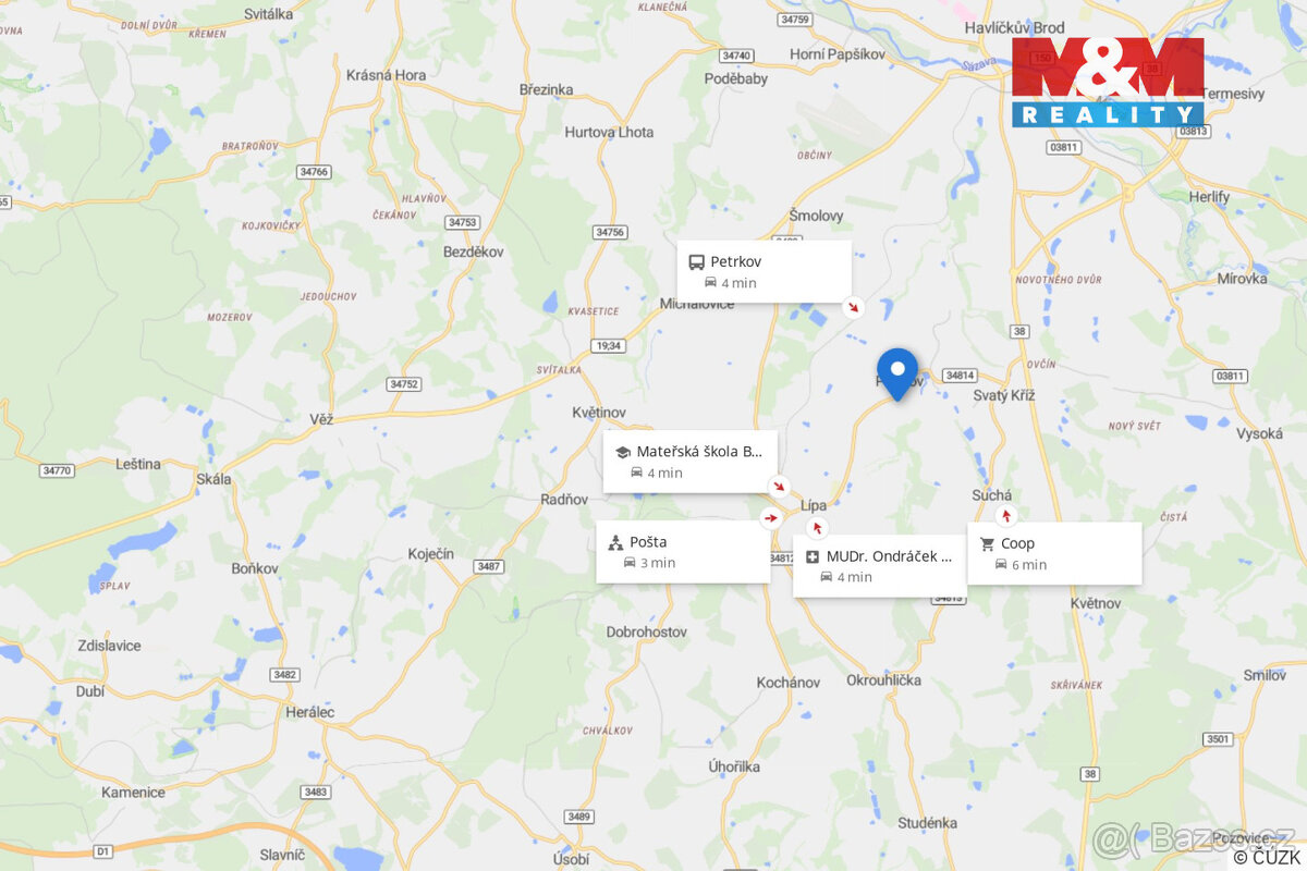 Prodej nové nízkoenergetické dřevostavby 2kk Petrkov u Lípy - 17