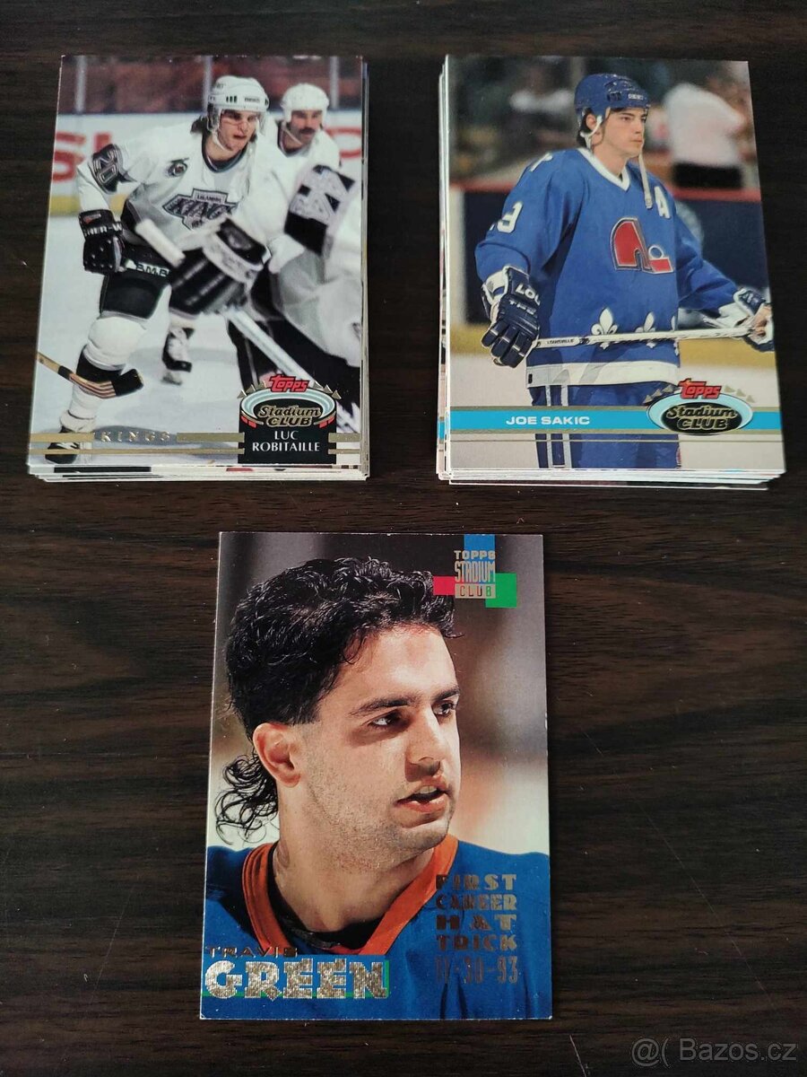 Predám hokejové kartičky z 90 rokov (UD,Top.,metal, pacific. - 17