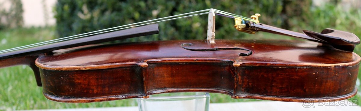 Celé starožitné housle z Mittenwaldu, Německo - 17