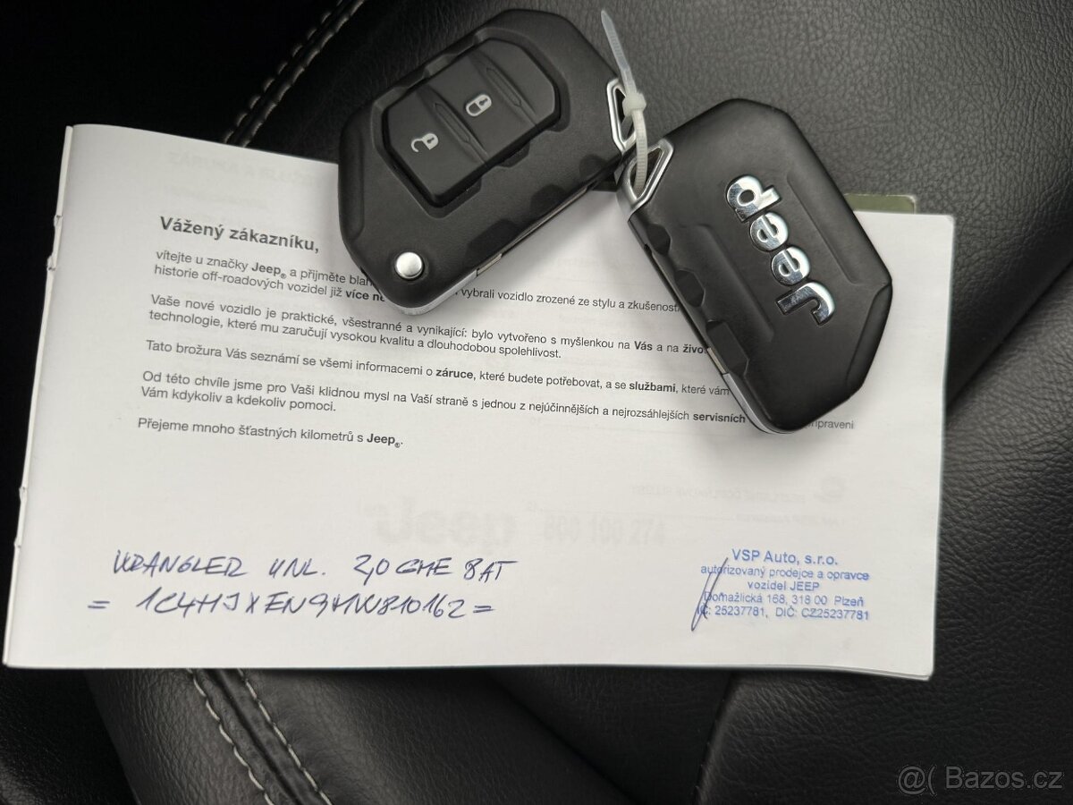 Jeep Wrangler, 200KW AT CZ DPH Overland - 17