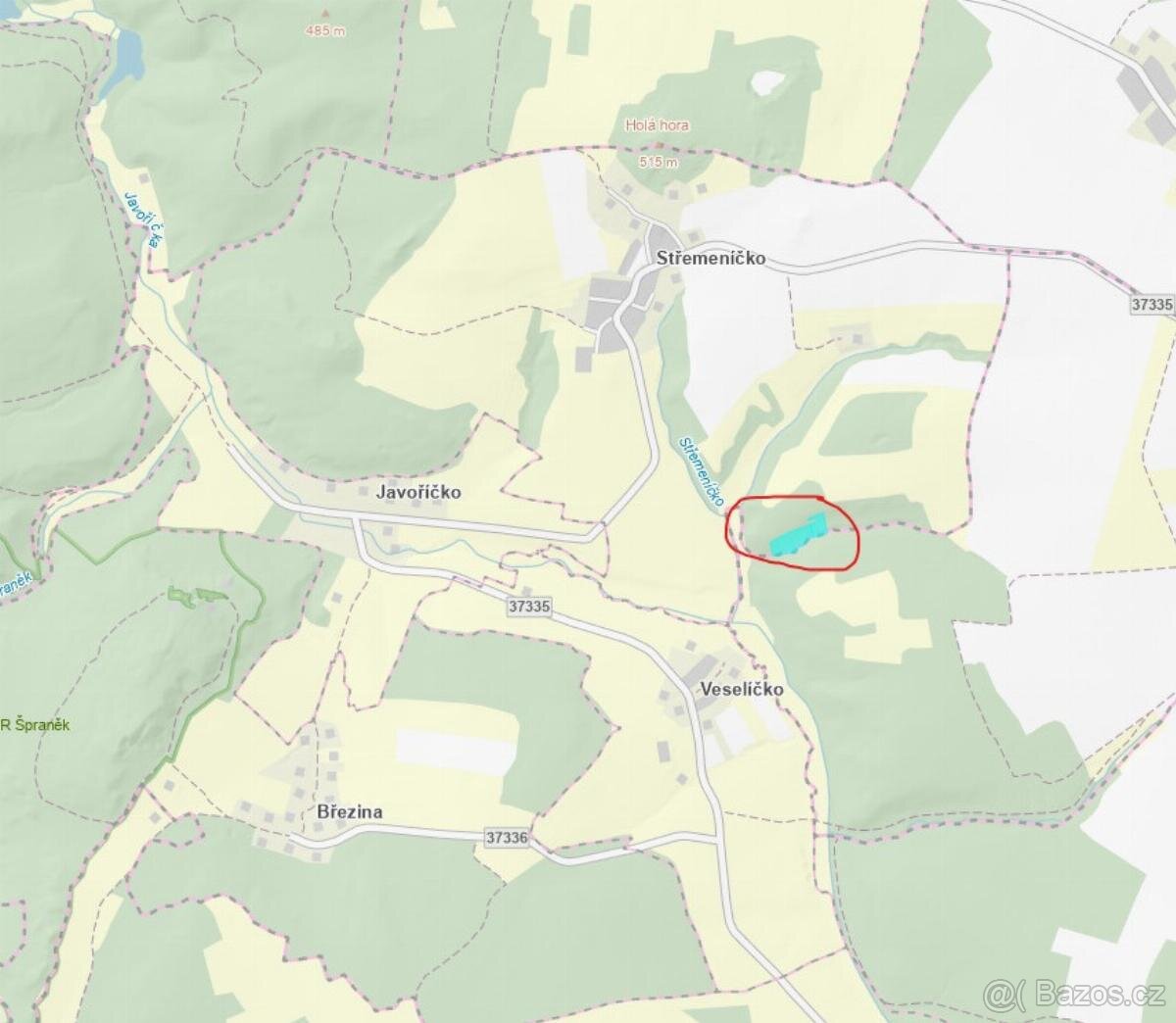 Prodám lesní pozemky v k.ú. Střemeníčko - 17