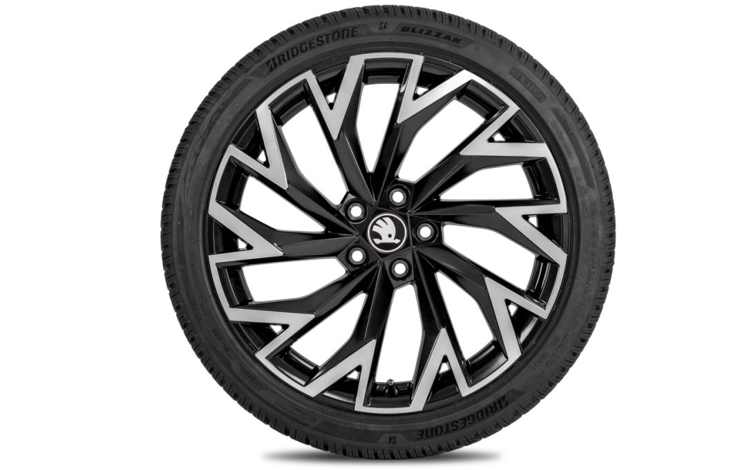 Nová zimní Alu sada Škoda Superb III, IV 235/40 R19 Bridg. - 17
