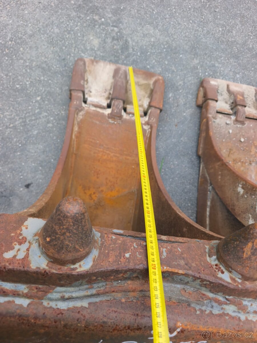 Mecalac originál lopaty 50, 60, 100cm - 17