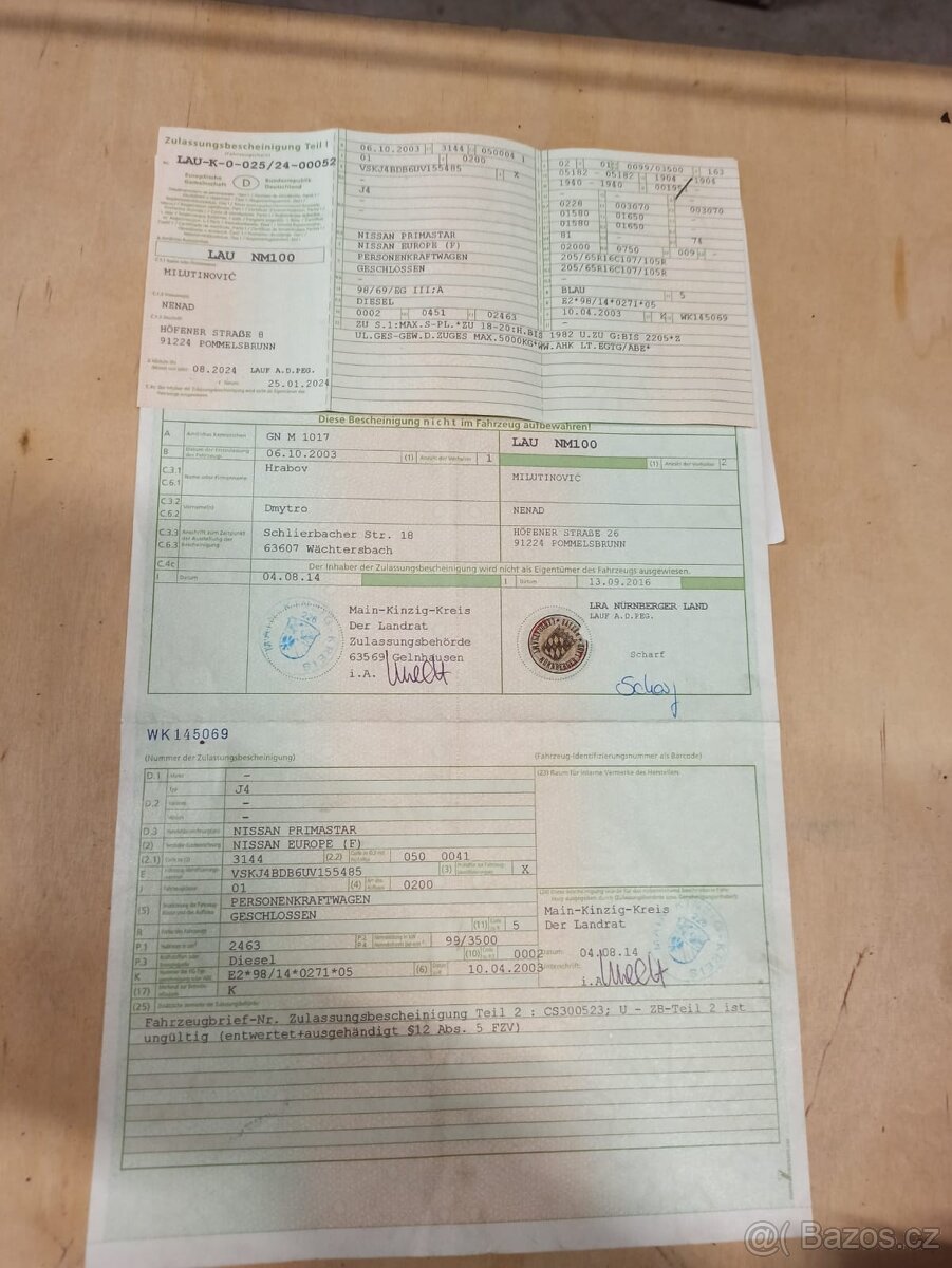 NISSAN PRIMASTAR (TRAFIC VIVARO) 2.5DCI LONG MOD.2004 - 17