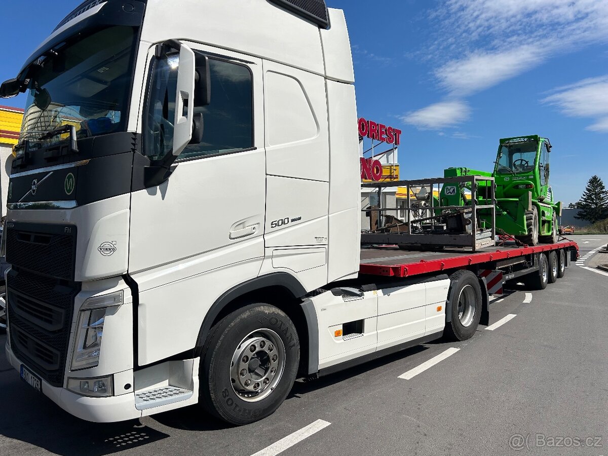 Teleskopický manipulátor, přeprava strojů - 17