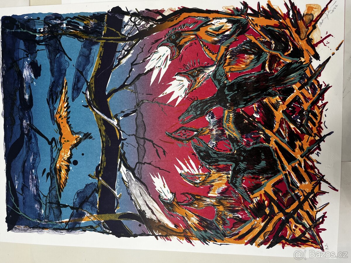 Jan Saudek litografie celek - 17