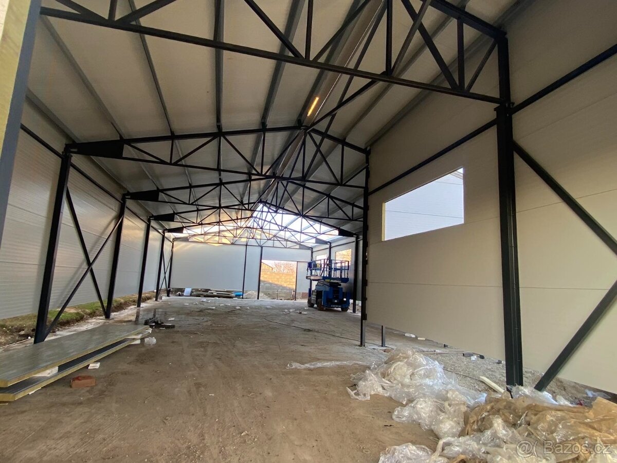 Konstrukce haly 15x30x6m - 17