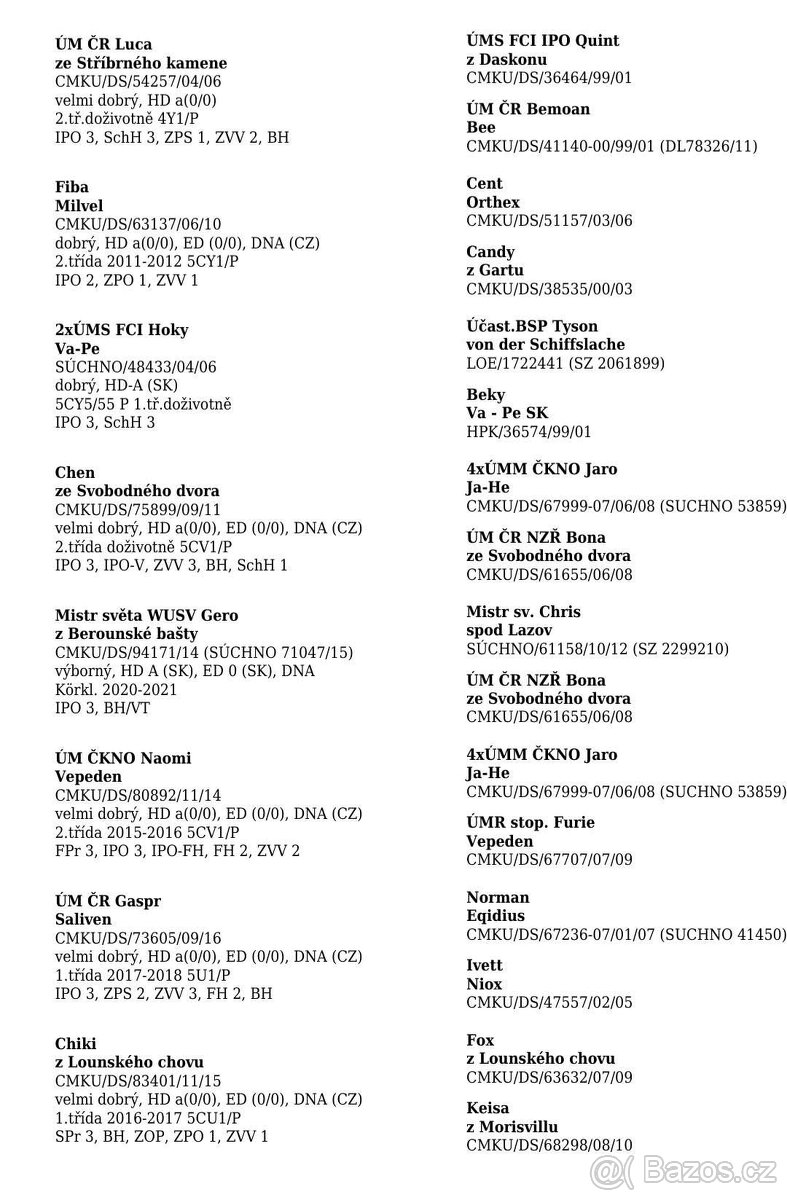 Německý ovčák s PP - 17