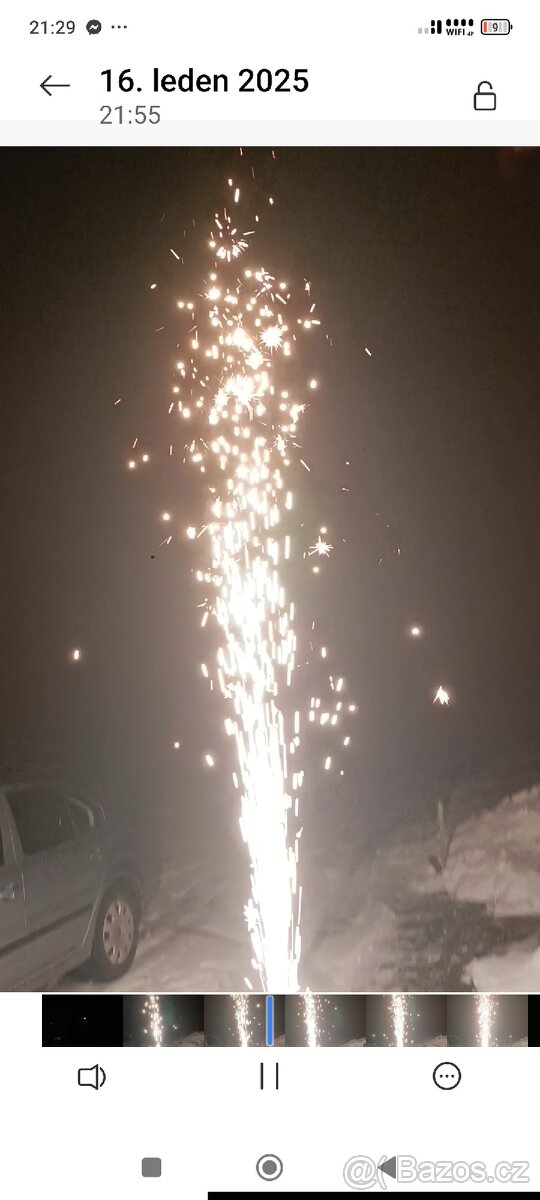 Spark - studený ohňostroj -různé výkony - 17