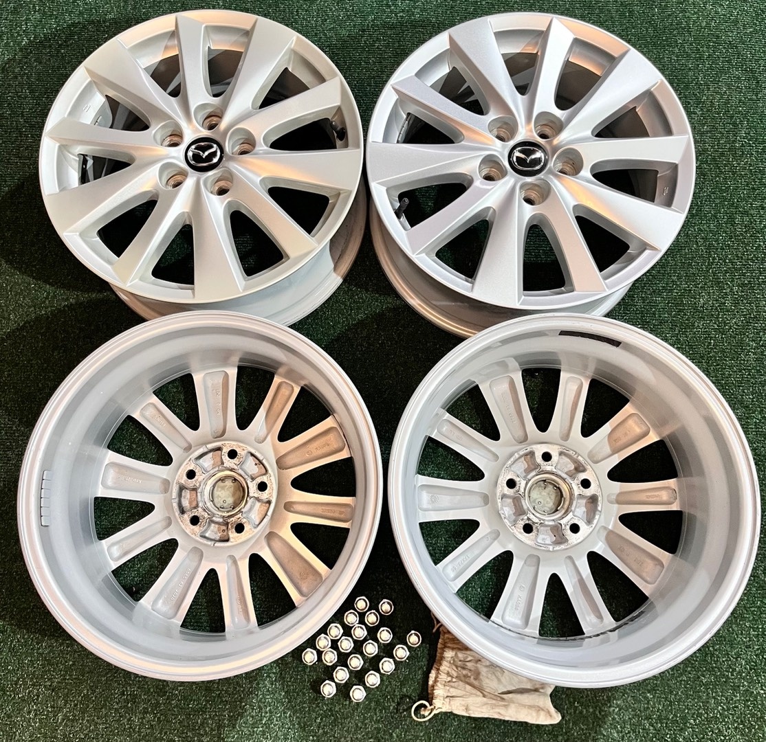5x114,3 R17 Mazda CX originál Alu - ET 50, výborný stav - 17