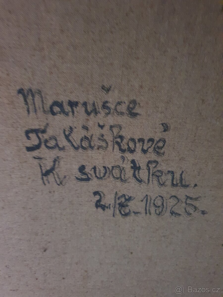 Obrazy staré olej - 17