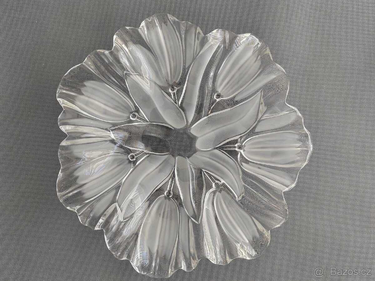 Sada skleněných servirovacich talířů a mísy od Mikasa - 17